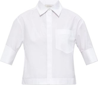 Sportmax Dames, Blouses & Shirts, Wit, Maat: XS Katoen