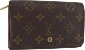 Louis Vuitton Pre-owned Wallets, female, Brown, Size: ONE SIZE Pre-owned Monogram Canvas Wallet
