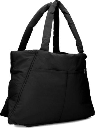 Moss Copenhagen Tassen, Dames, Zwart, ONE Size, Wol, Iconische Zwarte Shopper voor Stijlvolle Vrouwen