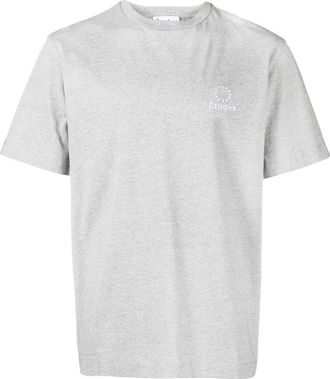 Études Studio Wonder logo-print T-shirt - men - Organic Cotton - L - Grey