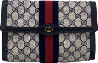 Gucci Gucci Vintage Stoffen Clutch Bag Ophidia