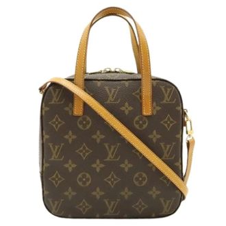 Louis Vuitton Pre-owned Cross Body Bags, female, Brown, Size: ONE SIZE Pre-owned Spontini Monogram 2way Bag