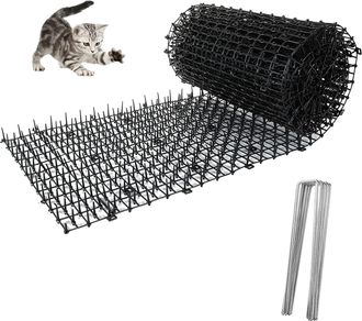OEM Alfombra Repelente Anti-gatos De 200 X 28 Cm Con P&uacute;as, Barrera Para Exteriores, Potente Repelente De Gatos