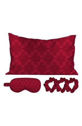 Luxury Home Satin Sleep 5-Piece Set in Magentaverse at Nordstrom Rack, Size One Size Oz
