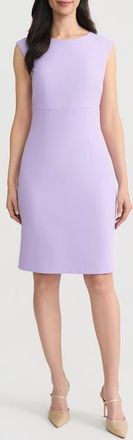 Kasper Sleeveless Sheath Dress in Lavender Mist at Nordstrom, Size 10
