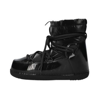 INUIKII Schoenen, Dames, Zwart, 41 EU, Leer, Mountain Metallic