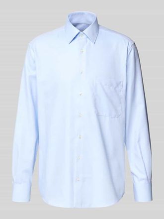 Eterna Comfort Fit Businesshemd mit Knopfleiste in Bleu, Gr&ouml;&szlig;e 46