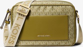 Michael Kors Jet Set Large Signature Logo Crossbody Bag