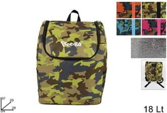 Trade Shop Trade Shop - Mochila T&eacute;rmica Bolsa Fr&iacute;o Caliente Viaje Mar 18 Lt Camuflaje En 4 Colores