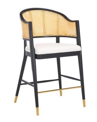 Safavieh Couture Rogue Rattan Barstool