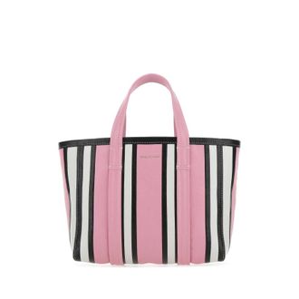 Balenciaga Multicolor Leather Small Barbes Shopping Bag