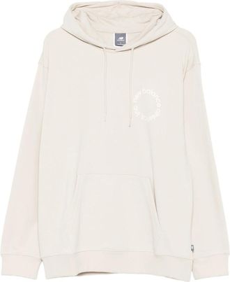 New Balance Circular-logo Print Hoodie