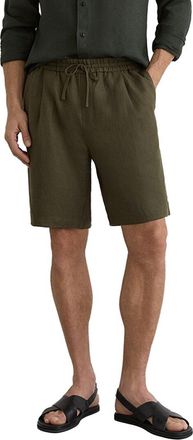Reiss Barges Linen Drawstring Short