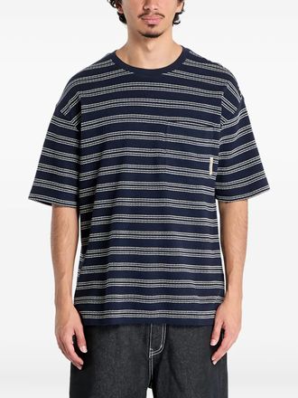 Calvin Klein striped T-shirt - men - Cotton - S - Blue