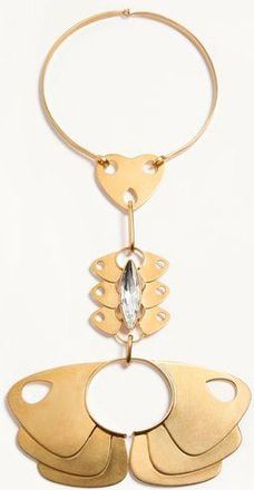 Valentino Garavani Pages Necklace In Metal And Crystals Wo