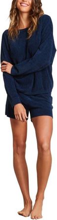 Barefoot Dreams Barefoot Dreams CozyChic Ultra Lite Short Pajamas in Marine at Nordstrom, Size Medium