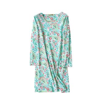 Generic Cotton Nightdresses For Women Uk Long Sleeve - Womens Nightwear Cotton Long - Ladies Night Shirts Uk Adult Shortie Pyjama Sleep Tshirt Nighties Size 8