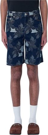 Gucci Heren, Korte broeken, Veelkleurig, Maat: W30 Denim