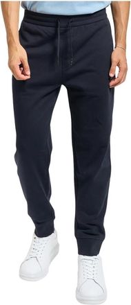 A|X Armani Exchange Blauwe Jogger Broek Zacht Katoen Elastisch - Heren - Sweatpants - Blauw - XL - Katoen - Broeken