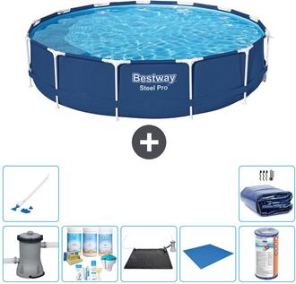 Bestway Piscina Bestway Steel Pro Redonda - 396x84 Cm - 8-piezas S21609