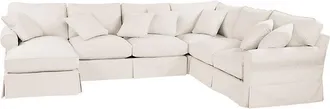 Ballard Designs Baldwin 4-Piece Sectional Frame - Left Arm Chaise, Right Arm Loveseat, Armless Loveseat, and Corner - Ballard Designs