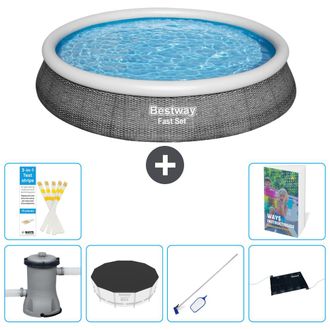 Bestway Piscina Bestway Fast Set Redonda - 396x84 Cm - 7-piezas S241