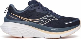 Saucony Womens Guide 18 Running Shoes In Navy/apricot
