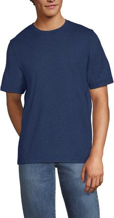 Lands End Short Sleeve Super Tee in Nautical Blue Heather at Nordstrom, Size Medium