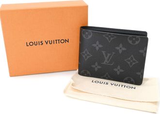 Louis Vuitton Monogram Eclipse Black Monogram Eclipse Wallet (Bi-Fold) (Pre-Owned)