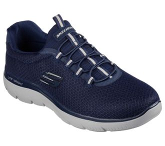 Skechers Mens Summits Slip-On Sneaker In Navy