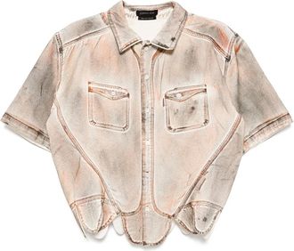 Juntae Kim Camicia crop - Nero