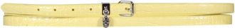 Alexander McQueen Skull and Pav&egrave; Double Belt - Yellow
