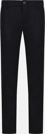 A|X Armani Exchange Mens Slim Fit 5-Pocket Black Gabardine Jeans