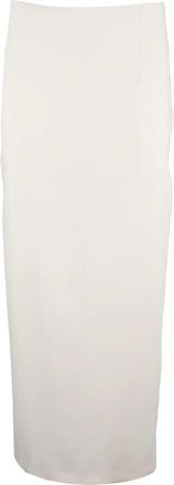Patrizia Pepe White Pencil Midi Skirt