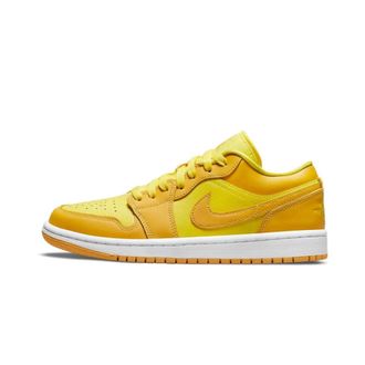 Nike Jordan Fitness, Dames, Geel, 38 EU, Leer, 1 Low Yellow Strike