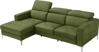 Egoitaliano Ecksofa »Matt, erstklassiger Sitzkomfort, aufwendige Detailverarbeitung, L-Form« mit verstellbaren Kopfteilen zum Relaxen