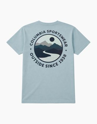 Columbia Mens Columbia CSC Back Logo T-Shirt - Blue - Size: 42