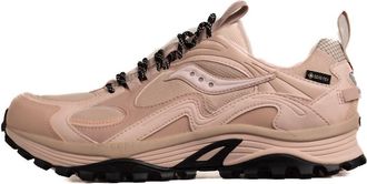 Saucony Mens Grid Aura X Gtx Sneakers In Pink/rose