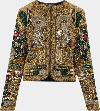 Alice & Olivia Kidman Embellished Jacket