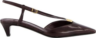 Fendi Dames, Schoenen, Bruin, Maat: 36 1/2 EU Leer