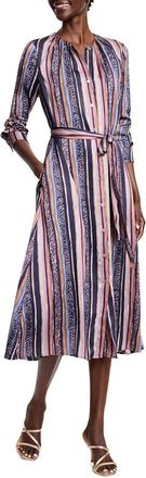 Nic+Zoe NIC+ZOE Petite Animal Stripe Loren Dress