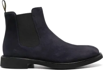 Doucal's Blue Beatles Suede Boots