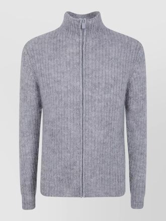 Aspesi mohair wool zip up jacket