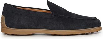 Tod's Suede Loafers - Heren - Loafers - Blauw - 44 EU - Leer - Schoenen