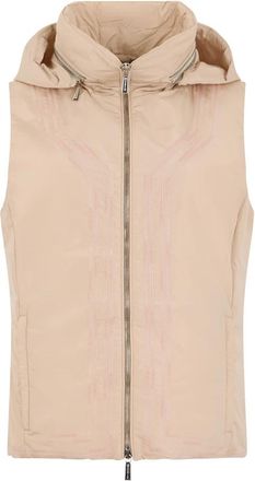 Moorer Huwel met rits - Dames - Bodywarmers - Beige - XS - Polyester - Jassen