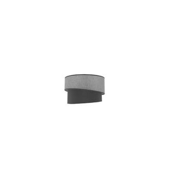 Fabrilamp Pantalla Colgante/sobrem Alto Hara E27 Gris 30dx25dx20h