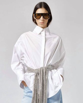 Giuseppe Di Morabito Camicia Over Button-Down Shirt In White