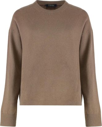 Max Mara dropped-shoulder sweater - women - Wool/Cashmere - S - Brown