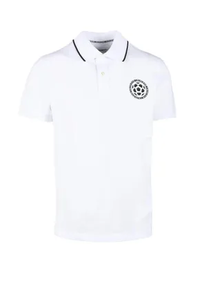 Dirk Bikkembergs White Classic Stretch Polo Shirt