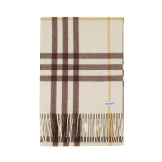 Burberry Sciarpa Giant Check - - Accessories - Donna - Beige - ONE SIZE